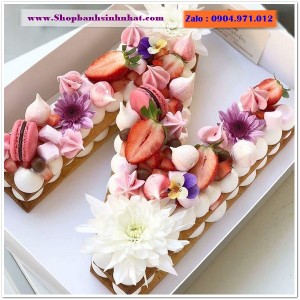 Bánh Sinh Nhật Chữ Cái & Số - RP03